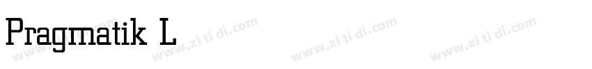 Pragmatik Light字体转换